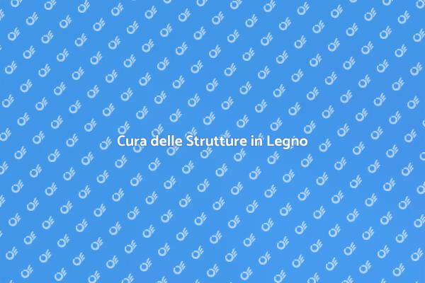 Manutenzione delle Strutture in Legno