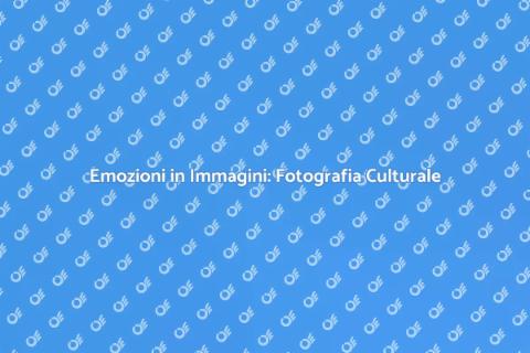 Fotografo per Eventi Culturali