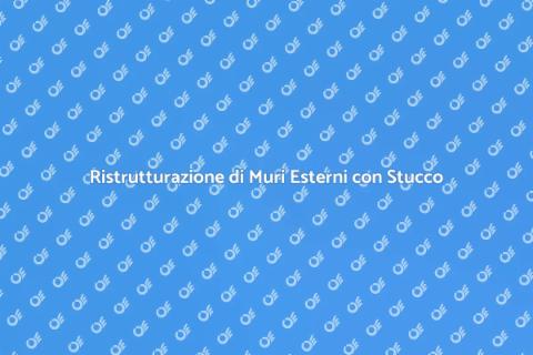 Restauro Muro Esterno con Stucco