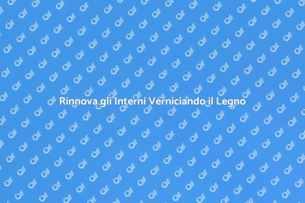 Riscopri il Legno con la Verniciatura