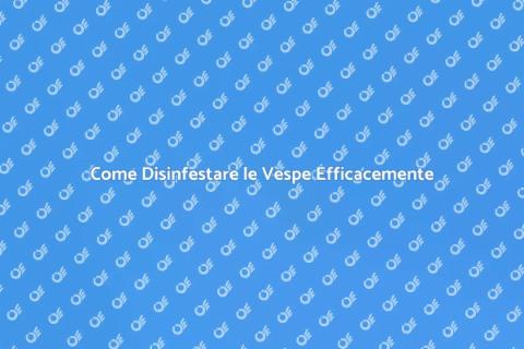 Disinfestare le Vespe: Guida Pratica