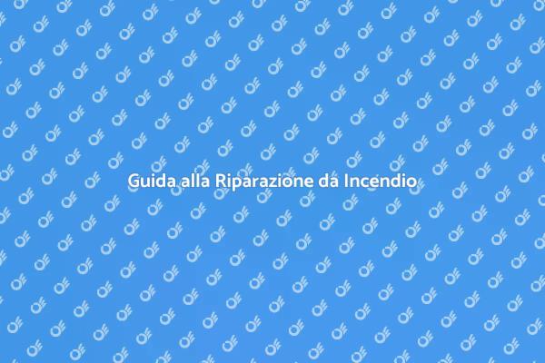 Riparazione Efficiente Danni da Incendio