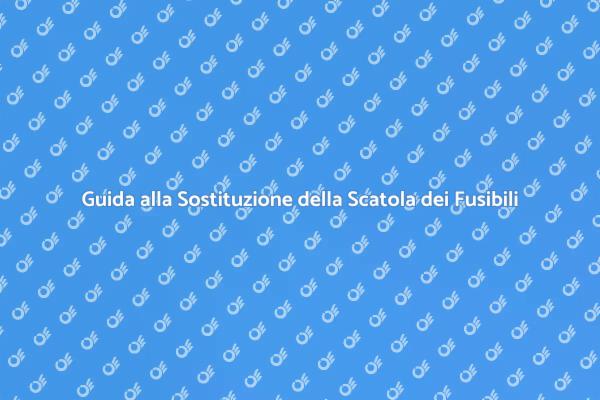 Sostituzione Sicura della Scatola dei Fusibili