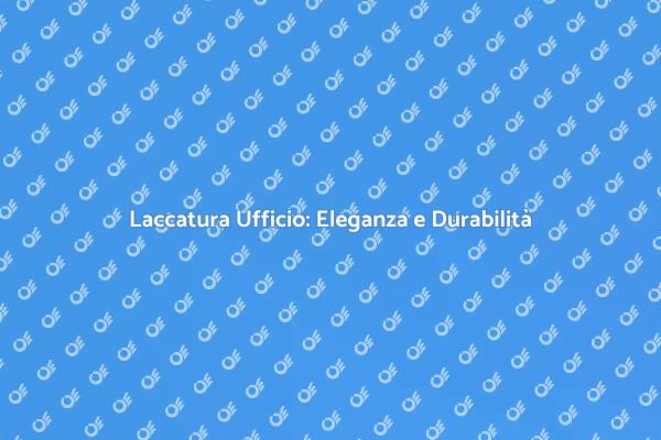 Laccatura Mobili: Eleganza e Protezione