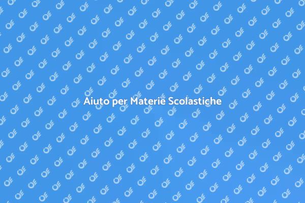 Supporto Scolastico per Studenti