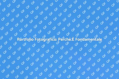 Book Fotografico per Portfolio Essenziale