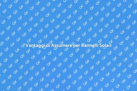 Assumere Impresa per Pannelli Solari