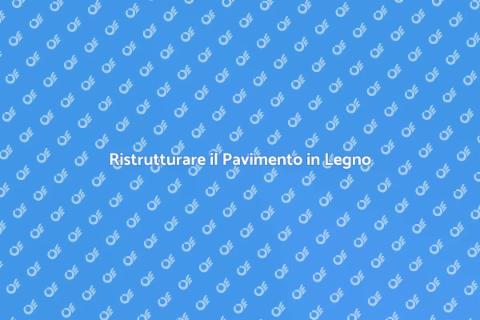Consolidamento Pavimento in Legno