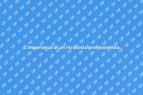 Ritrattista per eventi di alto livello