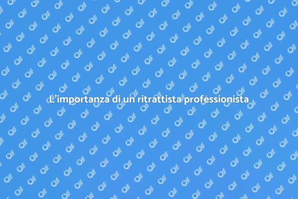 Ritrattista per eventi indimenticabili