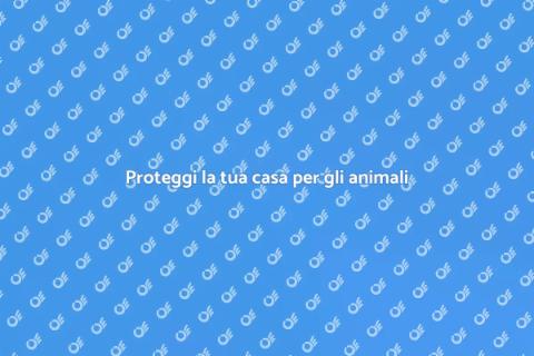 Sicurezza della casa per animali