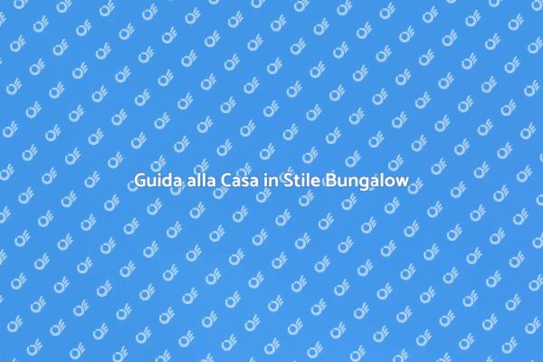 Costruisci il Tuo Bungalow Ideale