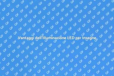 Illuminazione LED per Insegne Efficace