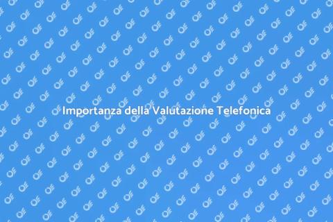 Valutazione Tecnica Impianto Telefonico