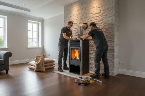 installare stufa pellet