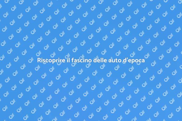 Il fascino del restauro di auto d'epoca