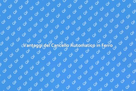 Cancello Automatico in Ferro: Sicurezza