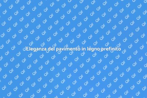 Pavimento in legno prefinito: calore e stile