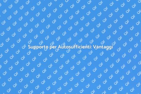 Assistenza ad Autosufficienti di Qualità
