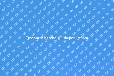 Trasporto di barche in Africa