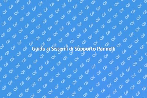 Installazione Sistemi di Supporto Pannelli