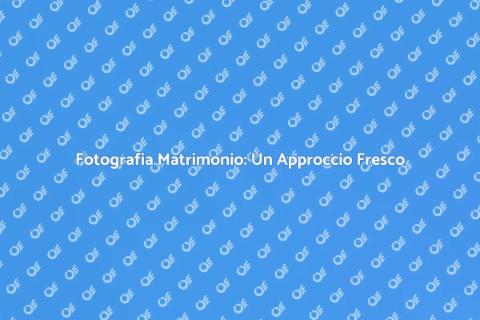 Servizio Fotografico Matrimonio Innovativo