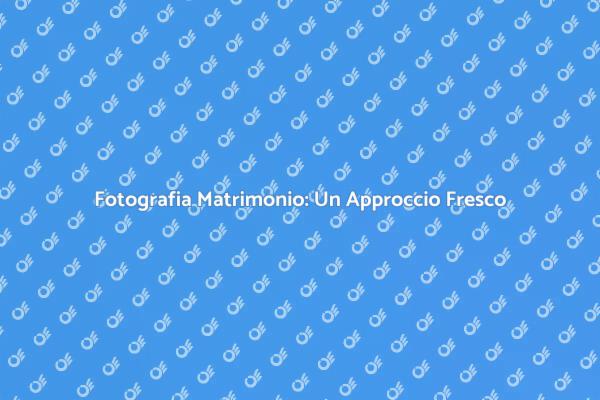 Cattura l'Essenza del Tuo Matrimonio