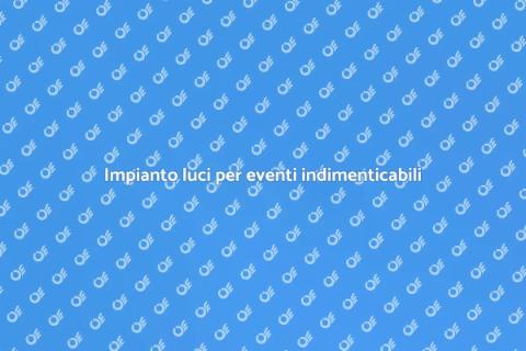 Noleggiare impianto luci evento