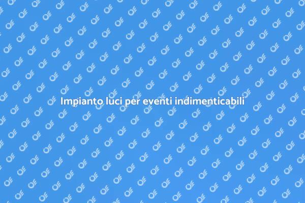 Illumina il tuo evento all'aperto