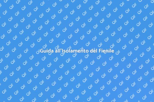 Comfort e Risparmio: Isola il Fienile