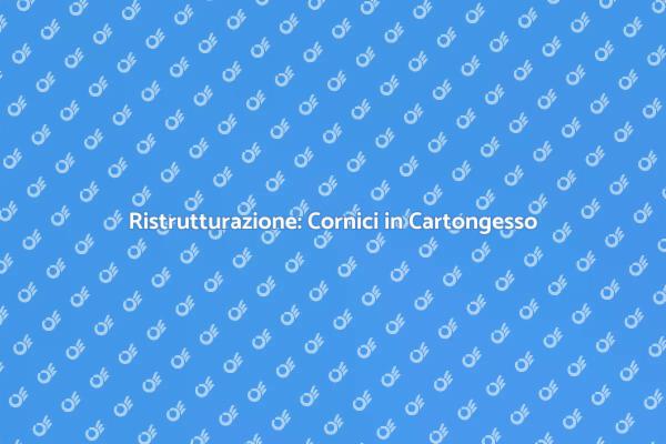 Cornici in Cartongesso: Stile e Design
