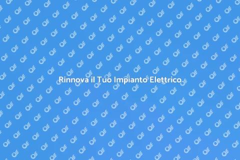 Aggiornamento Pannello Elettrico Sicuro