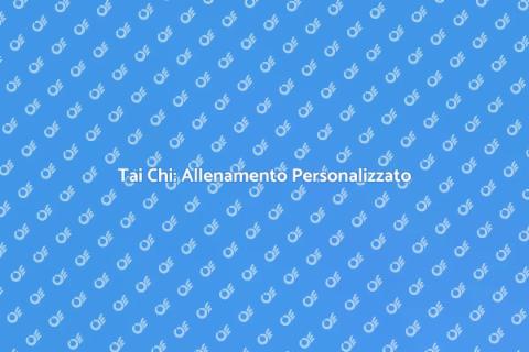 Allenatore Privato per Tai Chi