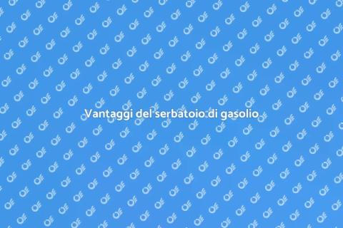 Serbatoio di gasolio per la casa