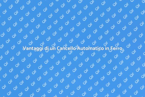 Cancello Automatico: Eleganza e Sicurezza