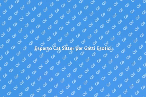 Prenditi Cura dei Tuoi Gatti Esotici