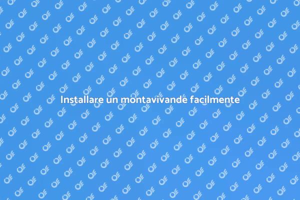 Guida all'installazione del montavivande