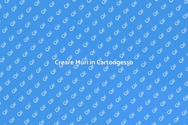 Trasforma i Tuoi Spazi con Cartongesso