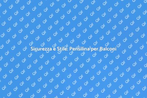 Pensilina per Balconi con Parapetto
