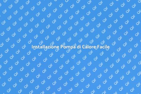 Pompa di Calore Senza Condotti