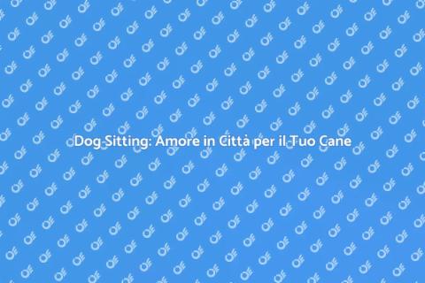 Dog Sitting in Appartamenti di Città