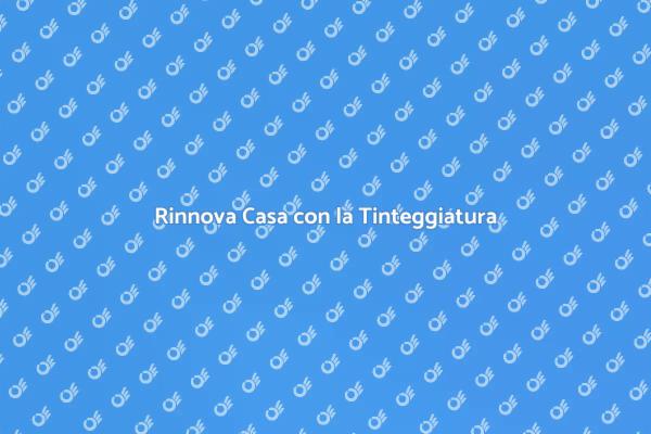 Colori e Creatività con la Tinteggiatura