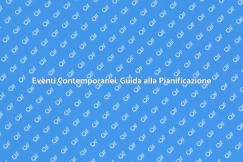 Organizzare Eventi in Stile Contemporaneo