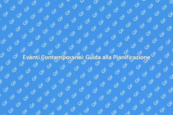 L'Arte dell'Organizzazione di Eventi