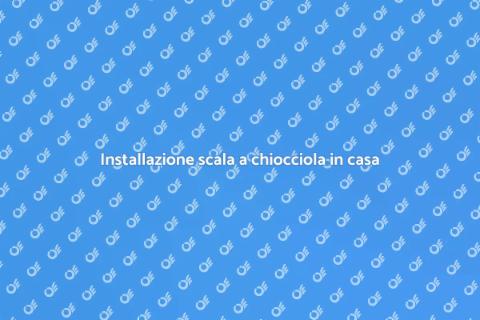 Scala a chiocciola: eleganza e spazio