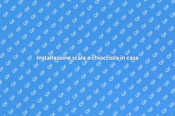 Come installare una scala a chiocciola