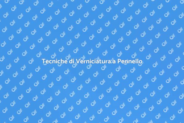 L'Arte della Verniciatura a Pennello