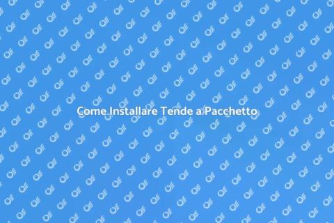Tende a Pacchetto: Installazione Facile