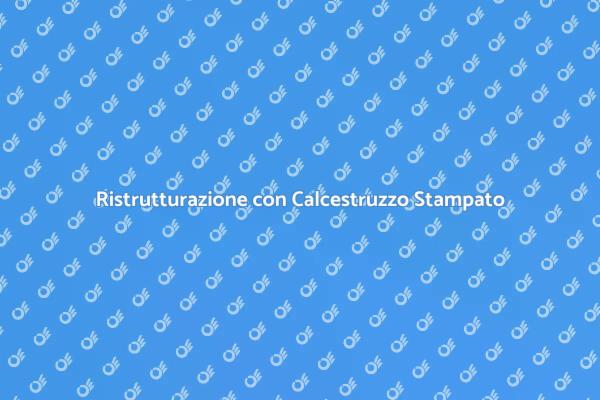 Trasforma il Tuo Spazio con Calcestruzzo