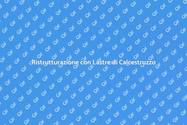 Trasforma i Tuoi Spazi con Calcestruzzo